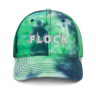 flock#003 tye dye hat ocean
